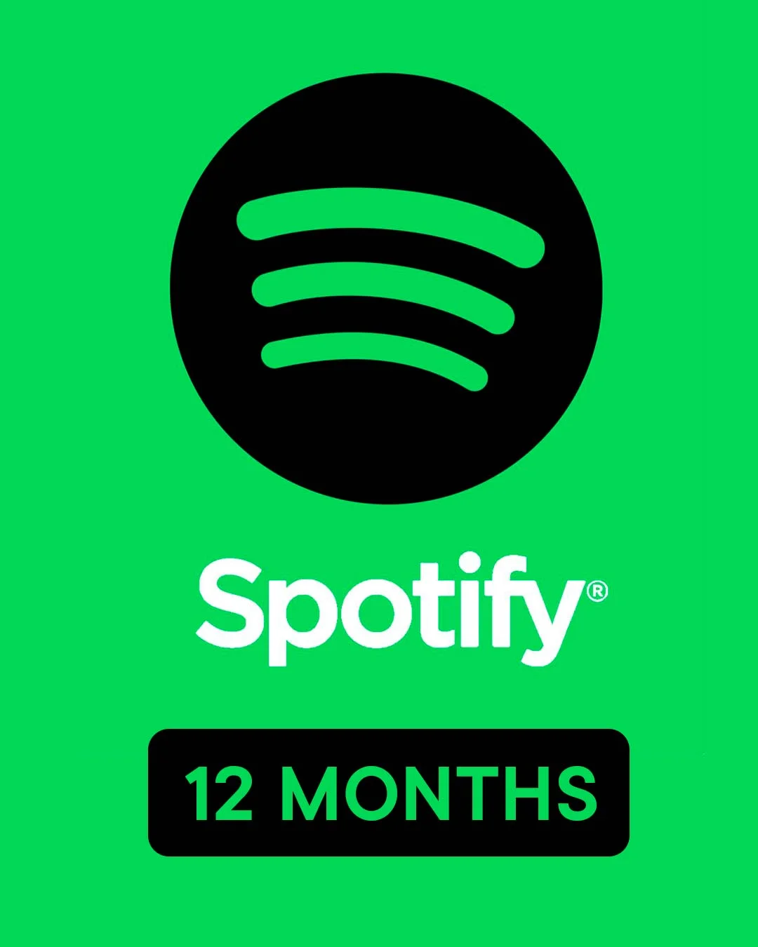 Spotify 12-Month Premium Subscription GLOBAL Digital Key