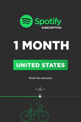 Spotify 1 Month Subscription (United States) – Digital Key