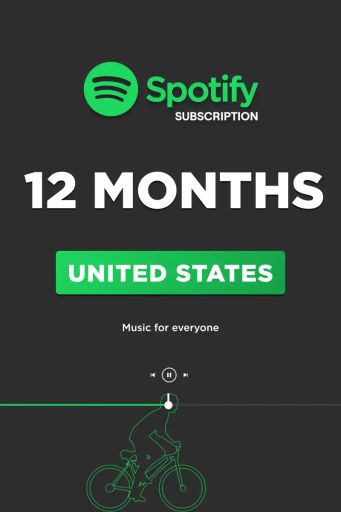 Spotify 12 Month Subscription (United States) - Digital Key