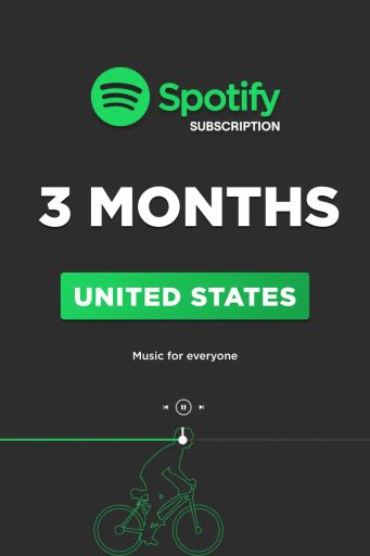 Spotify 3 Month Subscription (United States) - Digital Key