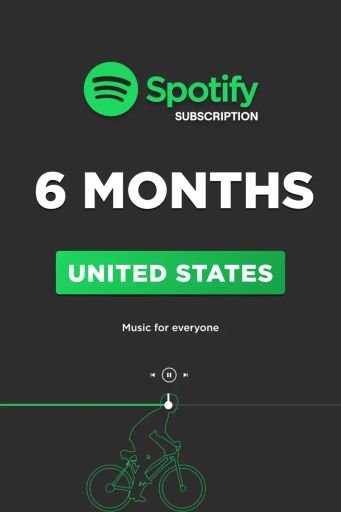 Spotify 06 Month Subscription (United States) - Digital Key